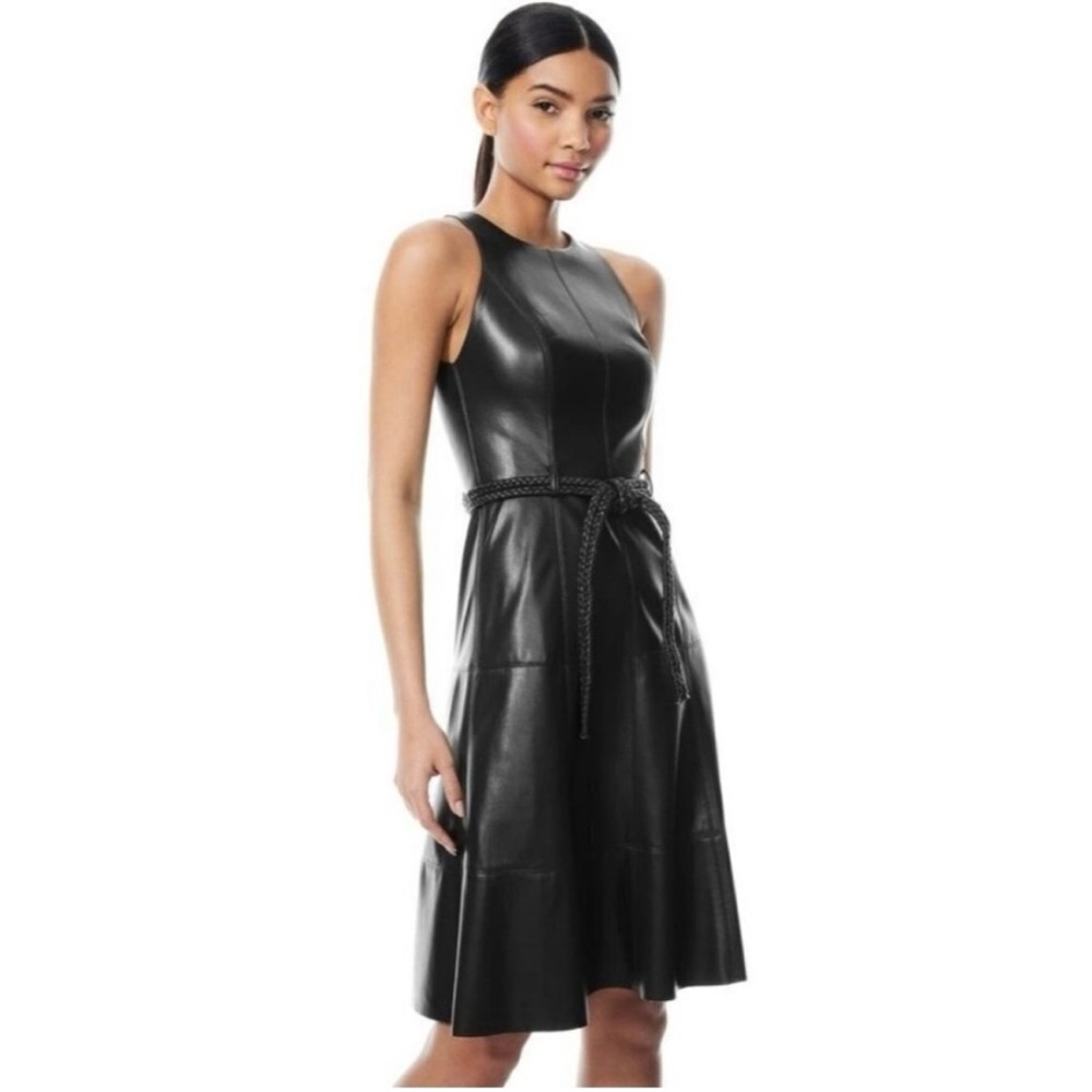 Alice + Olivia Leandra vegan dress